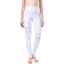 newlashua Women's Long Mesh Workout Tights Gym Sports Yoga Pants Leggings