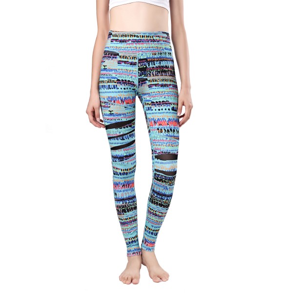 high waisted printed leggings