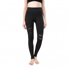 newlashua Women's Long Mesh Workout Tights Gym Sports Yoga Pants Leggings