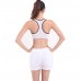 Newlashua Women's Sexy Cotton Padded Support Racerback Front Closure Sports Bra