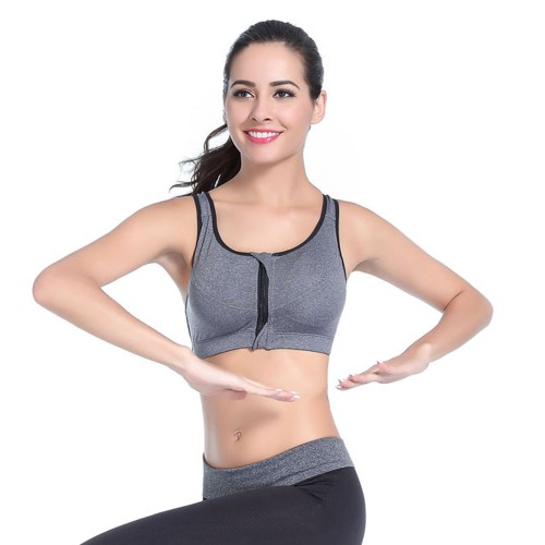 newlashua High Support Zip Front Closure Sports Bras for Women